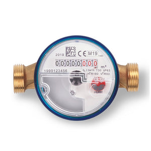 Maddalena SJ EVO 20mm Cold Water Meter. Single Jet 3/4" BSP WRAS & MID. R160 Accuracy.